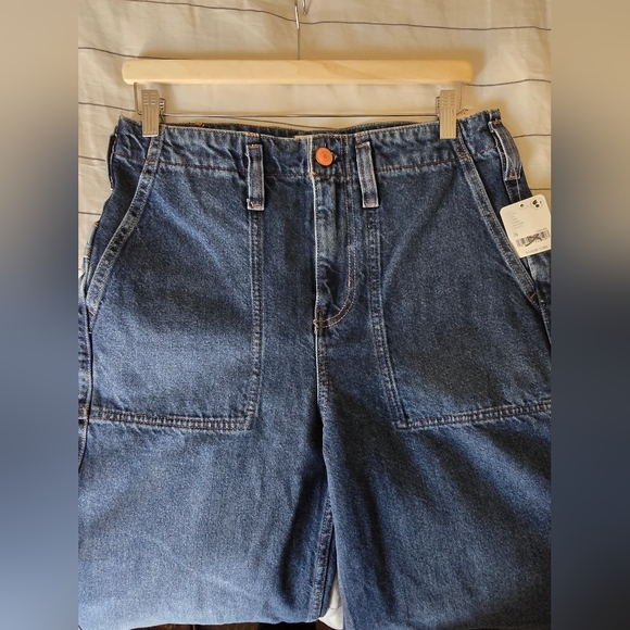 NEW Free People Major Leagues Mid Rise Cuffed Jeans - Picture 11 of 15